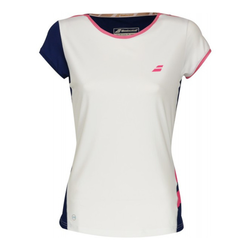 T-SHIRT PERF CAP SLEEVE W