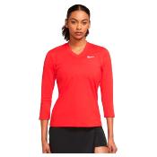 T-SHIRT NIKECOURT DRI-FIT UV VICTORY MANCHES 3/4 W