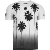 T-SHIRT TECH PALM BLANC