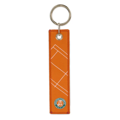 PORTE CLES TISSU TERRAIN ROLAND GARROS
