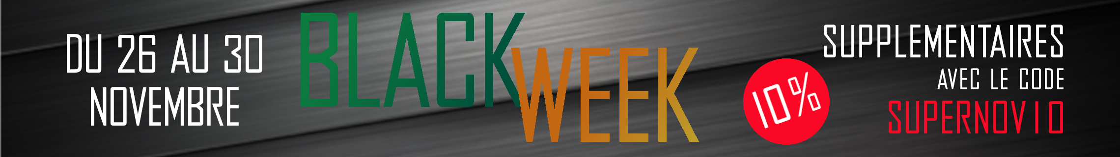 PROMOTIONS BLACK WEEK 2024 TENNIS STORE